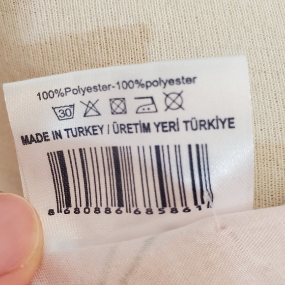 NWT English Home Pastel Pink Floral Fringe Scarf - Picture 8 of 8